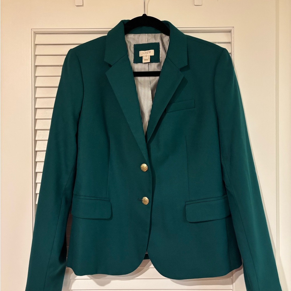 Emerald Green J.Crew Blazer